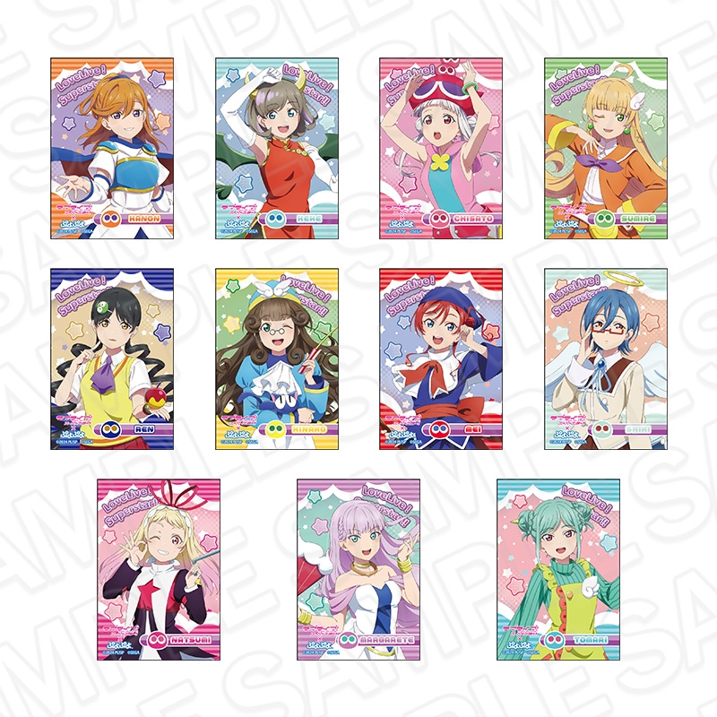 【グッズ-バッチ】ラブライブ！スーパースター!!×ぷよぷよ スクエアカンバッジ