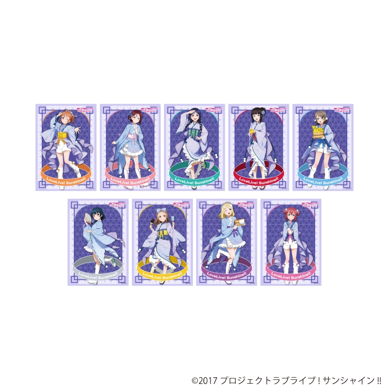 【グッズ-ブロマイド】ラブライブ！サンシャイン!! L版ブロマイド3枚セット 01/和風ドレスver. トレーディング(全9種)(描き下ろしイラスト)