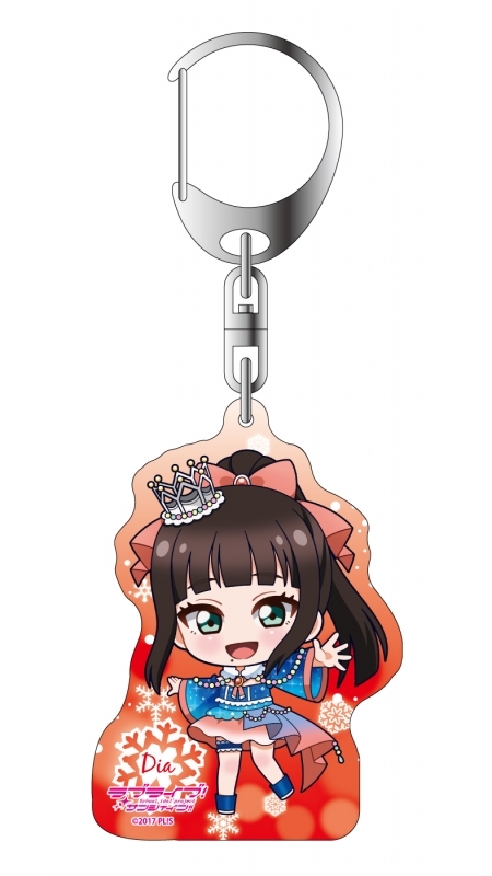 【グッズ-キーホルダー】ラブライブ！サンシャイン!! ホログラムキーホルダー 黒澤ダイヤ イルミネーション デフォルメ ver.【ゲーマーズ先行】