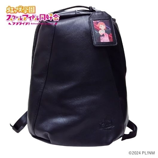【グッズ-バッグ】ラブライブ！虹ヶ咲学園スクールアイドル同好会 ゴートレザーリュック 中須 かすみ