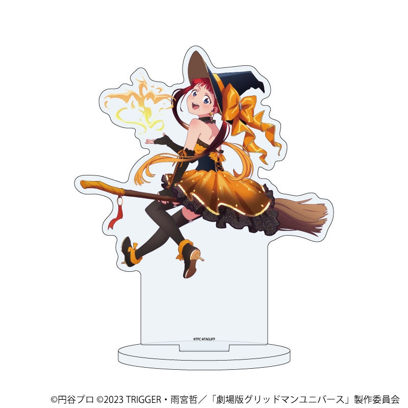 【グッズ-スタンドポップ】グリッドマンユニバース アクリルスタンド 27/飛鳥川ちせ 魔女ver.(描き下ろしイラスト)