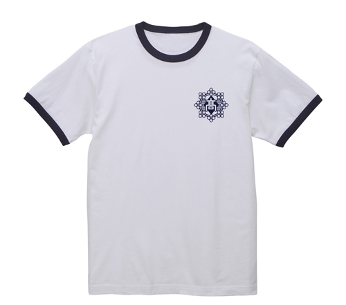 【グッズ-Tシャツ】アイドルマスター ミリオンライブ! 閃光☆HANABI団 学校Tシャツ/WHITE×NAVY-XL サブ画像2