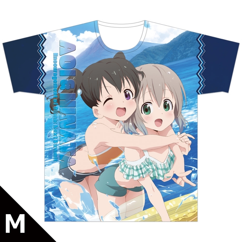 【グッズ-Tシャツ】ヤマノススメ Next Summit フルグラフィックTシャツ あおい&ひなた Mサイズ