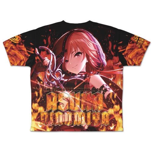 【グッズ-Tシャツ】アイドルマスター シンデレラガールズ 灼熱のリベリオン 二宮飛鳥 両面フルグラフィックTシャツ L サブ画像2