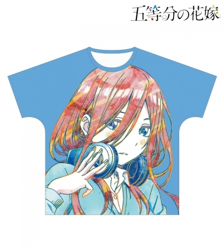 【グッズ-Tシャツ】五等分の花嫁 三玖 Ani-Art フルグラフィックTシャツユニセックス(サイズ/M)