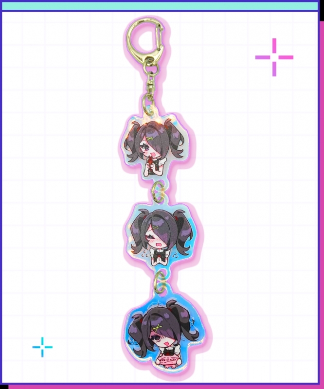 【グッズ-キーホルダー】NEEDY GIRL OVERDOSE 萌ナオミ先生あめちゃん連結アクキー