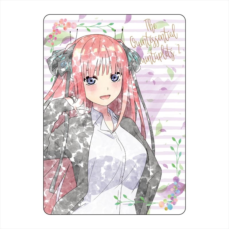 【グッズ-下敷き】五等分の花嫁∬ こもれびアート A6下敷き 中野二乃