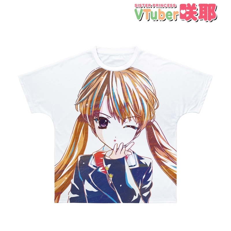 【グッズ-Tシャツ】VTuber咲耶 咲耶 Ani-Art フルグラフィックTシャツユニセックス(サイズ/XL)