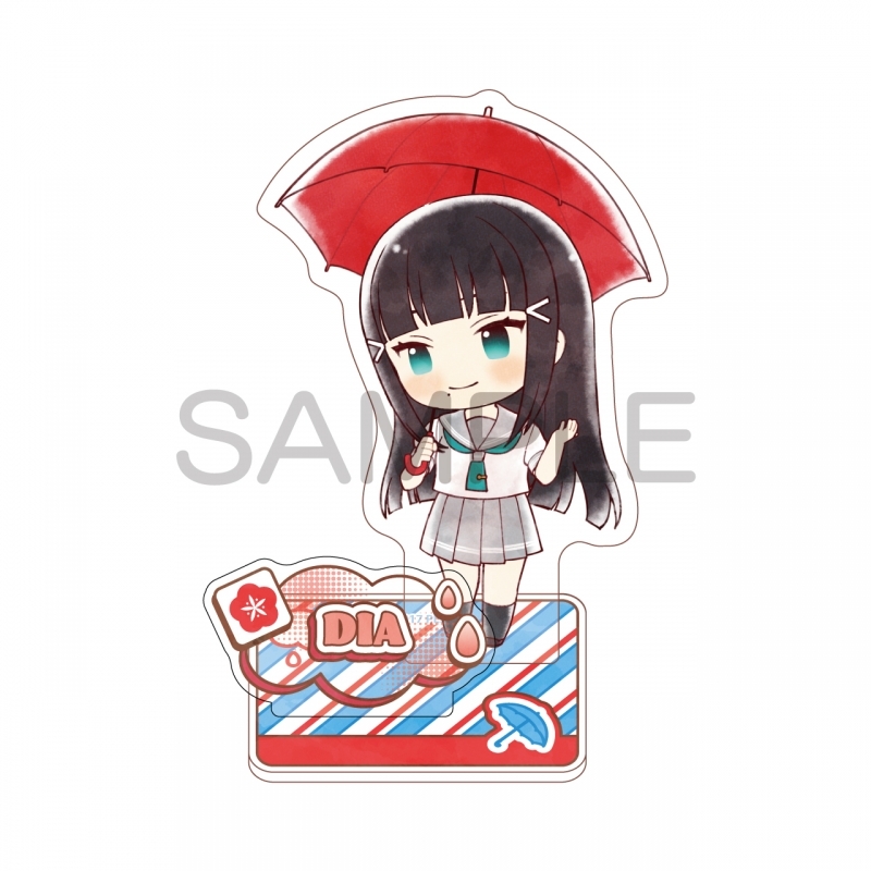 【グッズ-スタンドポップ】ラブライブ！サンシャイン!! 傘っこアクリルスタンド 黒澤ダイヤ