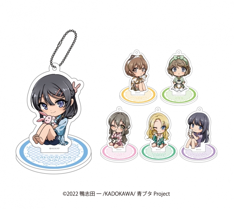 【グッズ-キーホルダー】青春ブタ野郎はランドセルガールの夢を見ない 台座付きミニキャラランダムアクリルキーホルダー【再販】