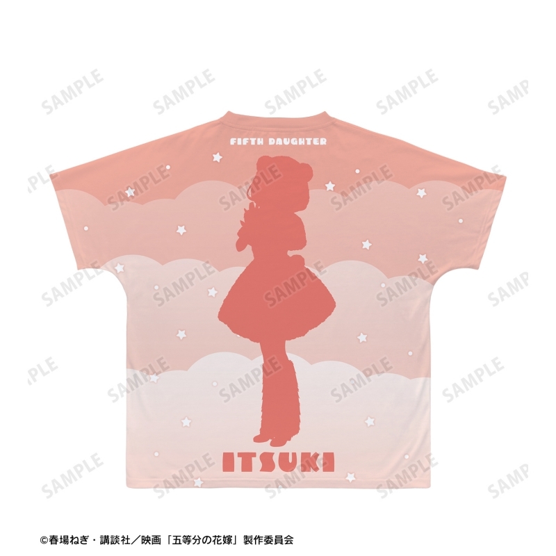 【グッズ-Tシャツ】映画『五等分の花嫁』 描き下ろし 中野五月 動物もこもこ着ぐるみver. フルグラフィックTシャツユニセックス(サイズ/XL) サブ画像2