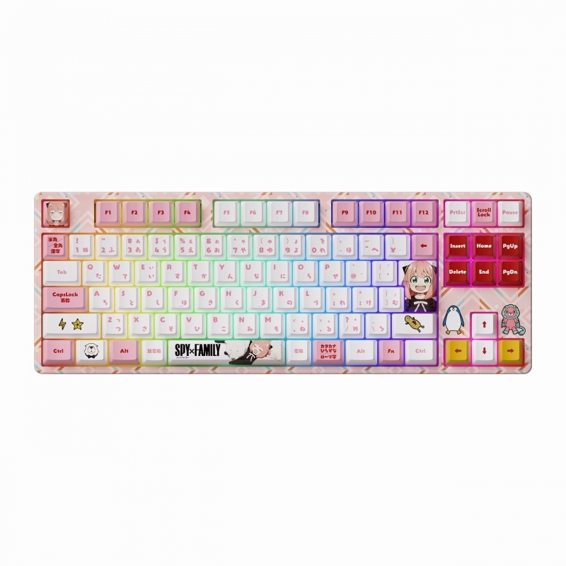 【グッズ-その他】SPY×FAMILY AMICIS ゲーミングキーボード 日本語配列 TKL サブ画像2