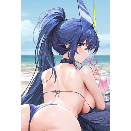 【グッズ-カバー】アズールレーン まくらカバー(ニュージャージー/盛夏のレジャータイム) サブ画像2