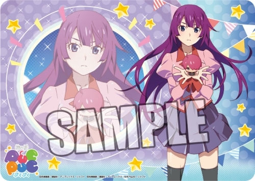 【グッズ-デスクマット】〈物語〉シリーズ ぷくぷく キャラクター万能ラバーマット  戦場ヶ原 ひたぎ