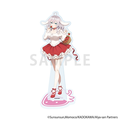 【グッズ-スタンドポップ】時々ボソッとロシア語でデレる隣のアーリャさん アクリルスタンド 05/アーリャ フルーツ×アニマルver.(描き下ろしイラスト)【催事商品】