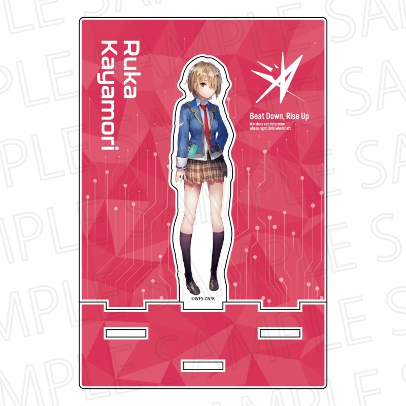 【グッズ-スタンドポップ】ヘブンバーンズレッド カットアウトアクリルスタンド 茅森月歌