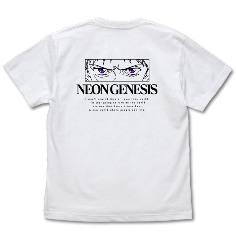 【グッズ-Tシャツ】EVANGELION 『さようなら、全てのエヴァンゲリオン。』 Tシャツ/WHITE-L サブ画像2