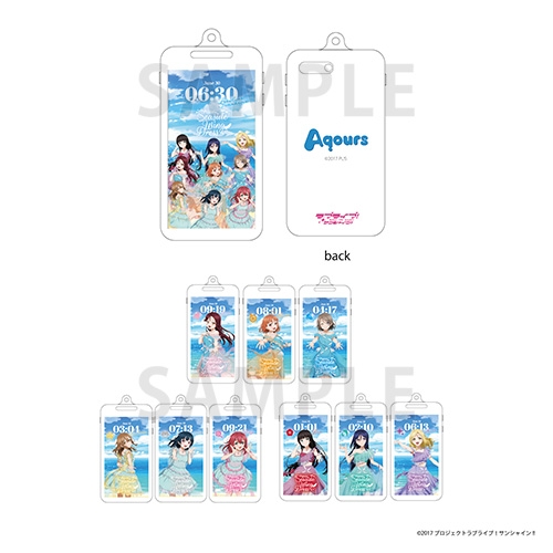 【グッズ-キーホルダー】ラブライブ！サンシャイン!! Aqours Seaside Wing Dress スマホキーホルダー(全10種)【催事商品】