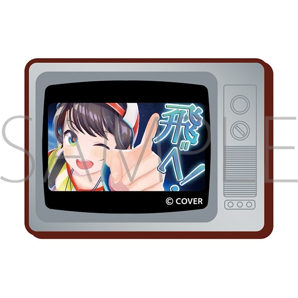 【グッズ-マグネット】ホロライブ  TV型マグネット／ホロぐら　大空スバル