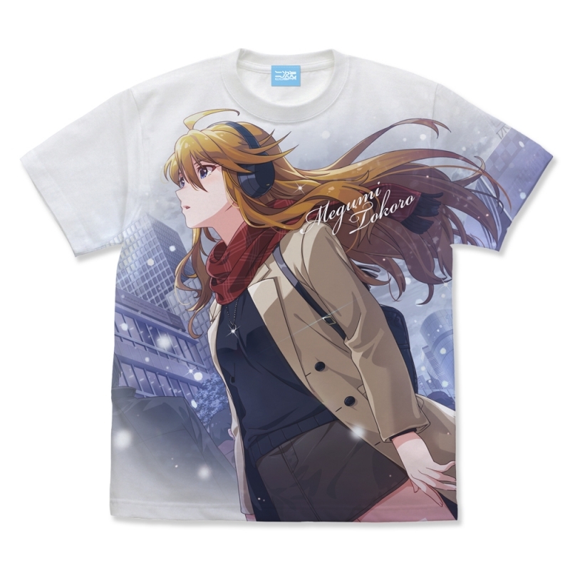 【グッズ-Tシャツ】アイドルマスター ミリオンライブ！ 所 恵美 フルグラフィックTシャツ/WHITE-M