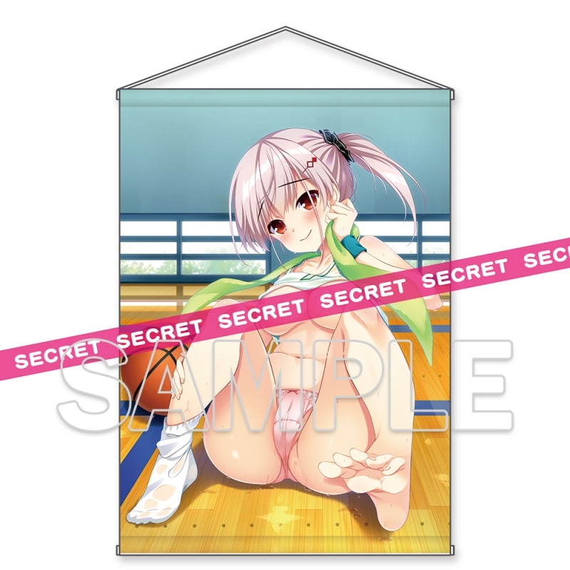 【グッズ-タペストリー】電撃萌王 夕凪セシナ描き下ろし『コイバナ恋愛』千依のいい汗かいちゃお♥X-RATEDタペストリー