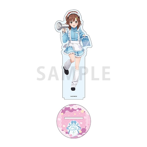 【グッズ-スタンドポップ】劇場版 ハイスクール・フリート ホログラムデカアクリルスタンド 西崎 芽依 晴風カフェ ver.【催事商品】