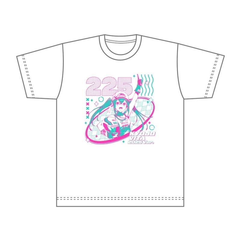 【グッズ-Tシャツ】レーシングミク KYOJO VITA 2025 Ver. Tシャツ（Mサイズ）