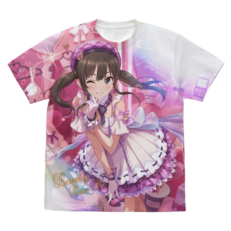 【グッズ-Tシャツ】アイドルマスター シンデレラガールズ ［ラブリー・ラブミー］渋谷凛 フルグラフィックTシャツ/WHITE-XL