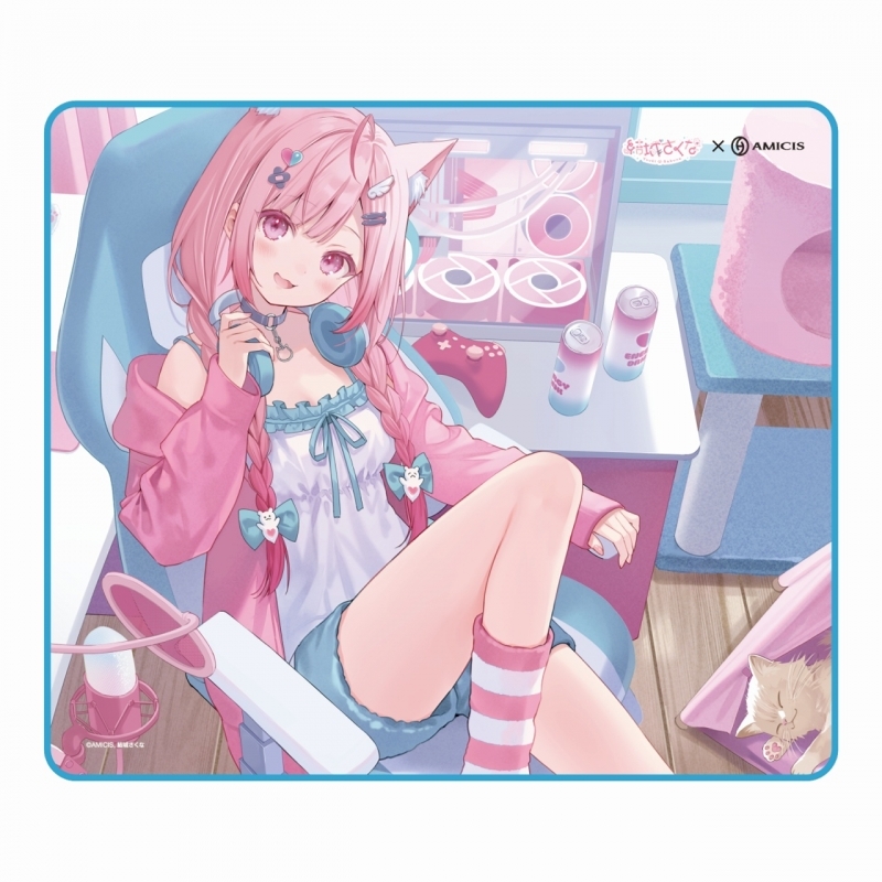 【グッズ-マウスパッド】結城さくな×AMICIS ゲーミングマウスパッド 仁 -JIN- 結城さくなEdition