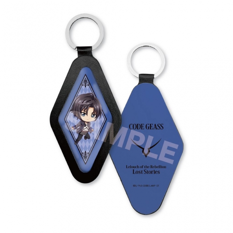 【グッズ-キーホルダー】コードギアス 反逆のルルーシュ ロストストーリーズ レザーキーホルダー /07 マリオ・ディゼル(ミニキャラ)