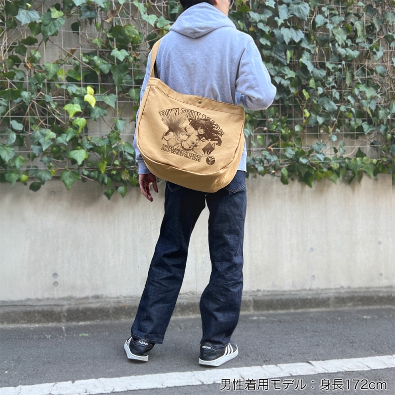 【グッズ-バッグ】東方Project 射命丸文 文々。新聞 ニュースペーパーバッグ/SAND KHAKI サブ画像5