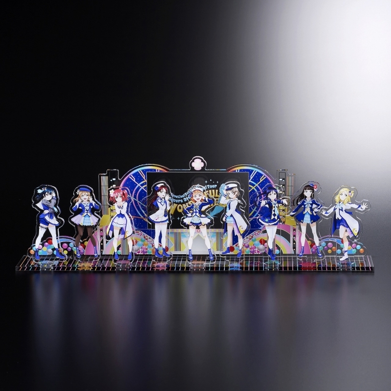 【グッズ-スタンドポップ】ラブライブ！サンシャイン!! 浦の星女学院購買部 ライブステージアクリルジオラマ Aqours 3rd LoveLive! Tour ～WONDERFUL STORIES～
