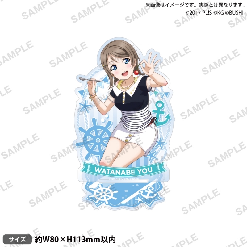 【グッズ-スタンドポップ】ラブライブ！スクールアイドルフェスティバル アクリルスタンド Aqours サマーナイトver. 渡辺 曜