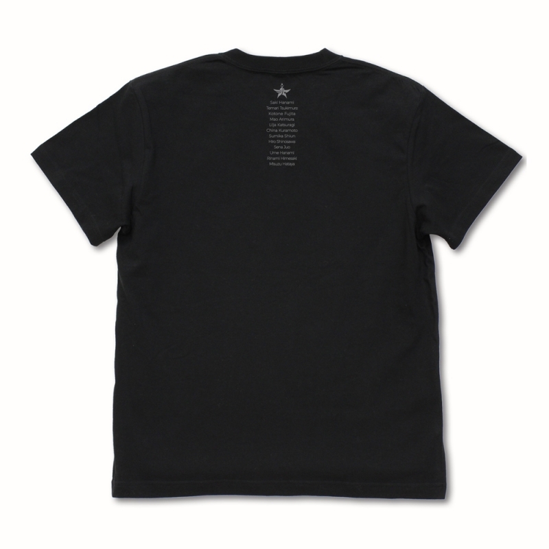 【グッズ-Tシャツ】学園アイドルマスター 初星学園 ネオンサインロゴ Tシャツ/BLACK-XL サブ画像2