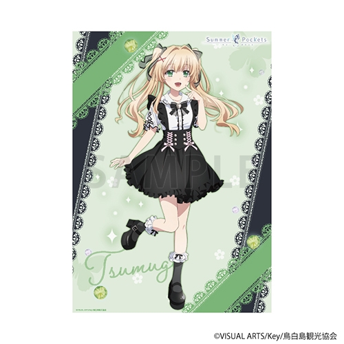 【グッズ-ポスター】Summer Pockets A3クリアポスター 04/ダークガーリーver. 紬 ヴェンダース(描き下ろしイラスト)【催事商品】