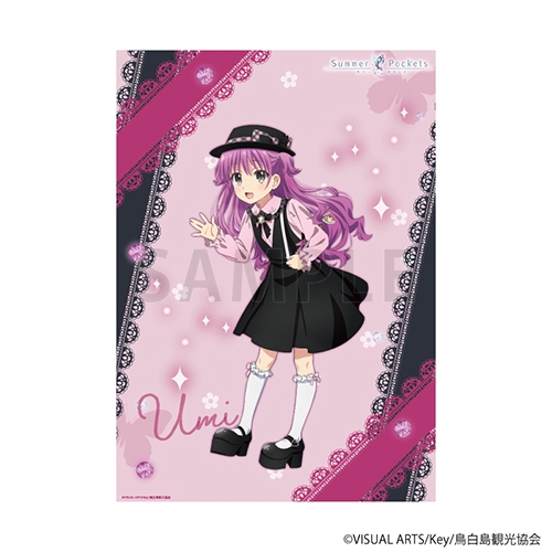 【グッズ-ポスター】Summer Pockets A3クリアポスター 05/ダークガーリーver. 加藤うみ(描き下ろしイラスト)【催事商品】