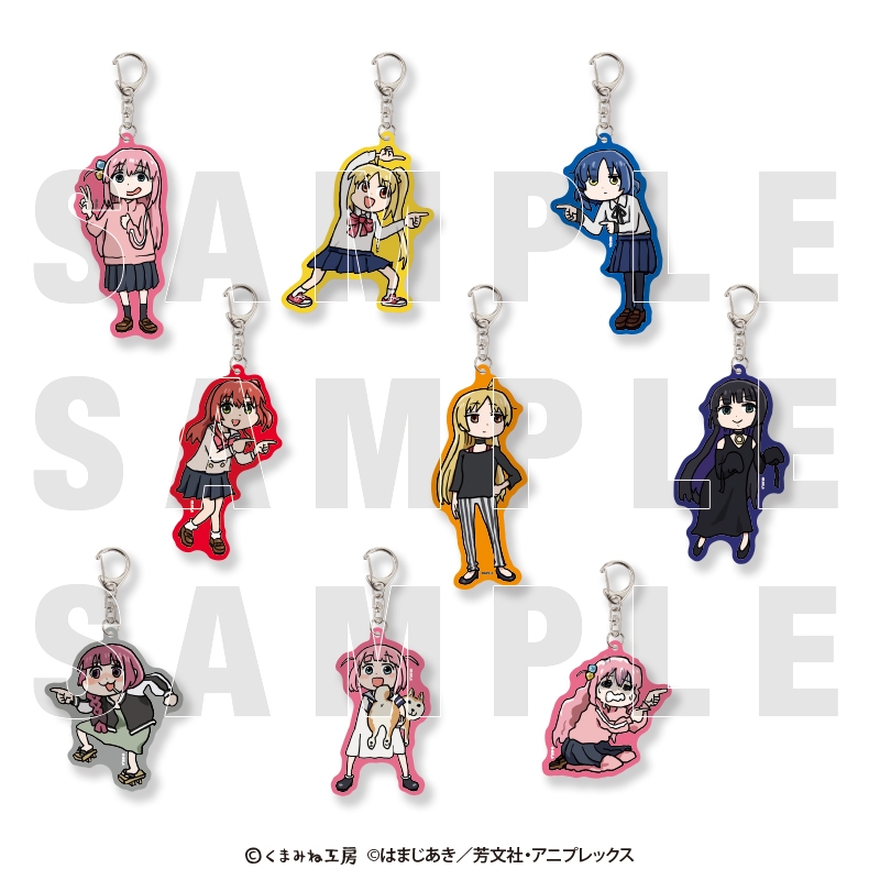 【グッズ-キーホルダー】ぼっち・ざ・ろっく！×くまみね トレーディングアクリルキーホルダー