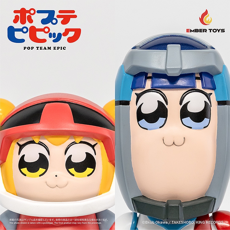 【フィギュア】ポプテピピック Chibi Creature ポプ子 & ピピ美 Spacesuit Ver. サブ画像2