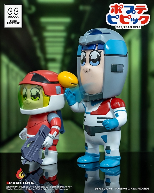 【フィギュア】ポプテピピック Chibi Creature ポプ子 & ピピ美 Spacesuit Ver. サブ画像9