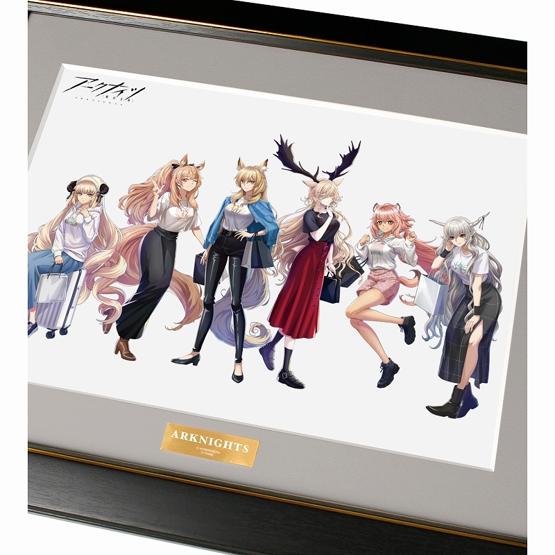 【グッズ-ボード】アークナイツ 描き起こしイラスト 集合 ショッピングver. キャラファイングラフ ver.B サブ画像2