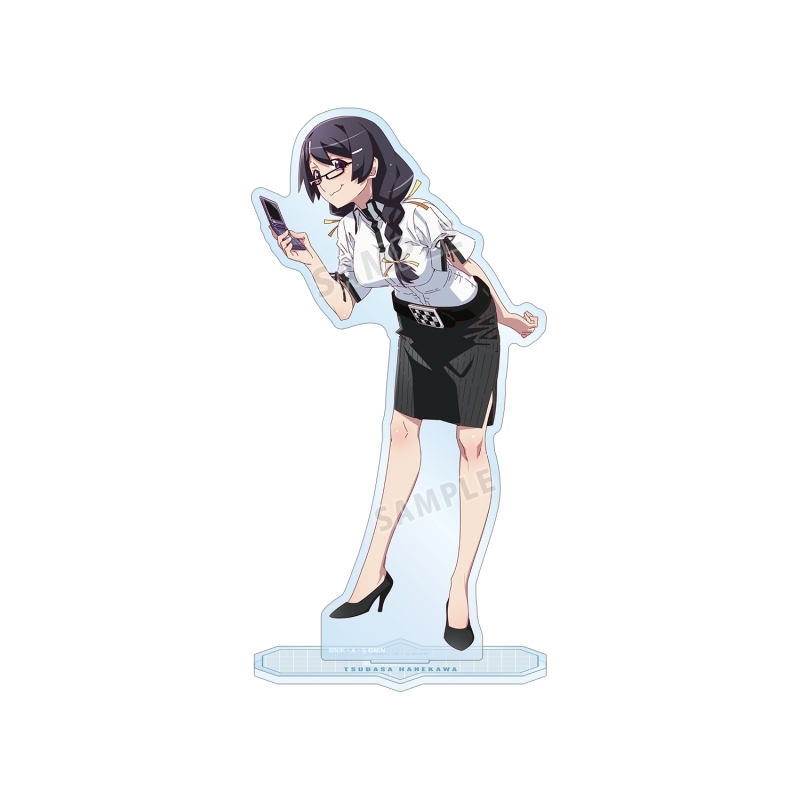 【グッズ-スタンドポップ】物語シリーズ×STEINS;GATE 描き下ろし 羽川翼 コラボイラストver. BIGアクリルスタンド