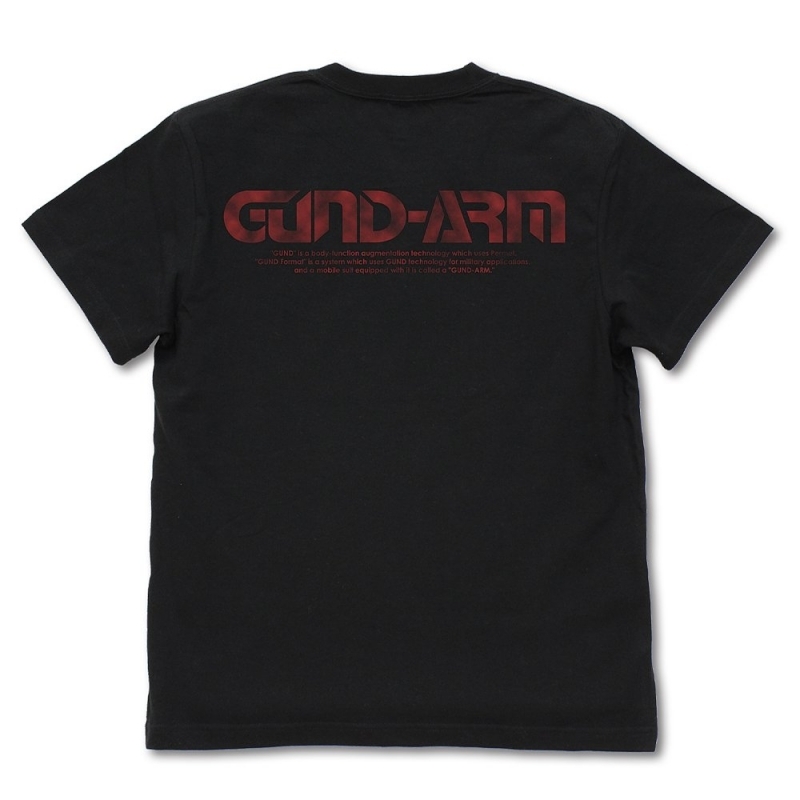 【グッズ-Tシャツ】機動戦士ガンダム 水星の魔女 GUND-ARM Tシャツ/BLACK-L サブ画像2