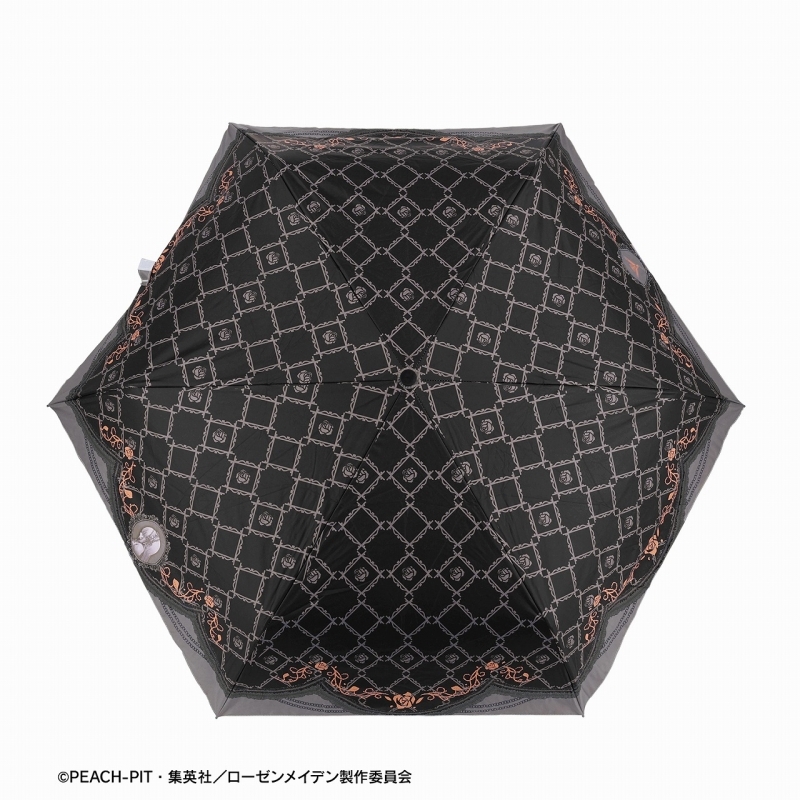【グッズ-その他】ローゼンメイデン 水銀燈 UVカット付き晴雨兼用ワンタッチ折りたたみ傘 サブ画像2