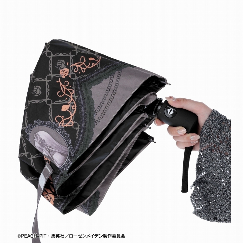 【グッズ-その他】ローゼンメイデン 水銀燈 UVカット付き晴雨兼用ワンタッチ折りたたみ傘 サブ画像6