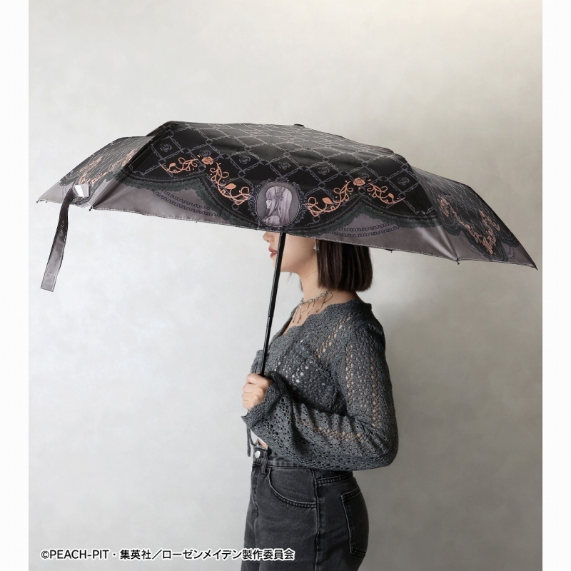 【グッズ-その他】ローゼンメイデン 水銀燈 UVカット付き晴雨兼用ワンタッチ折りたたみ傘 サブ画像8
