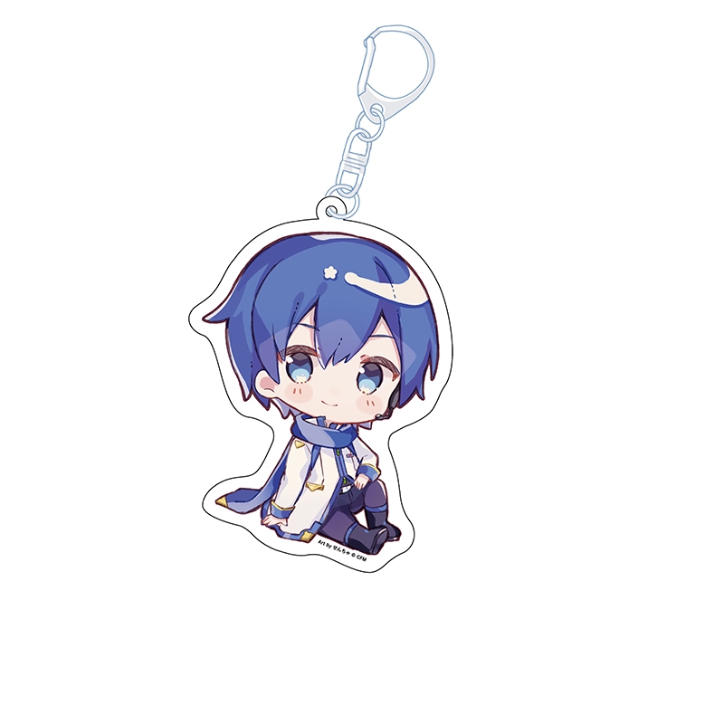 【グッズ-キーホルダー】ピアプロキャラクターズ ぺたん娘アクリルキーホルダー KAITO
