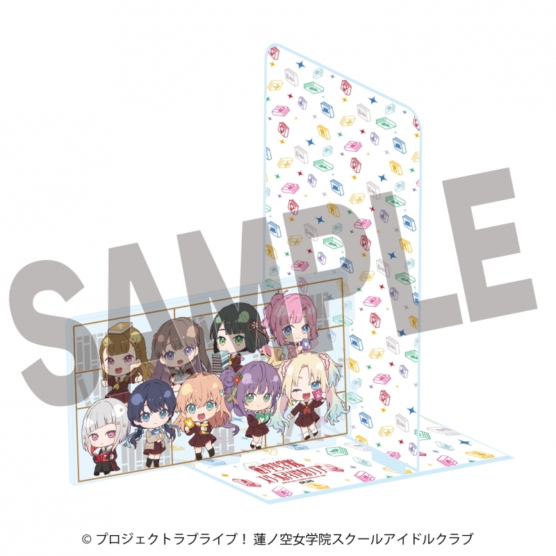 【グッズ-その他】ラブライブ！蓮ノ空女学院スクールアイドルクラブ×石川県立図書館 ブックエンド ミニキャラver