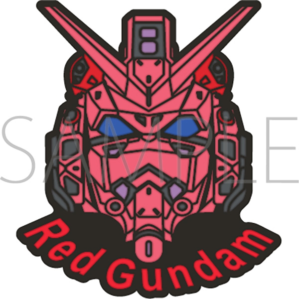 【グッズ-ピンブローチ】機動戦士Gundam GQuuuuuuX ピンズ/赤いガンダム