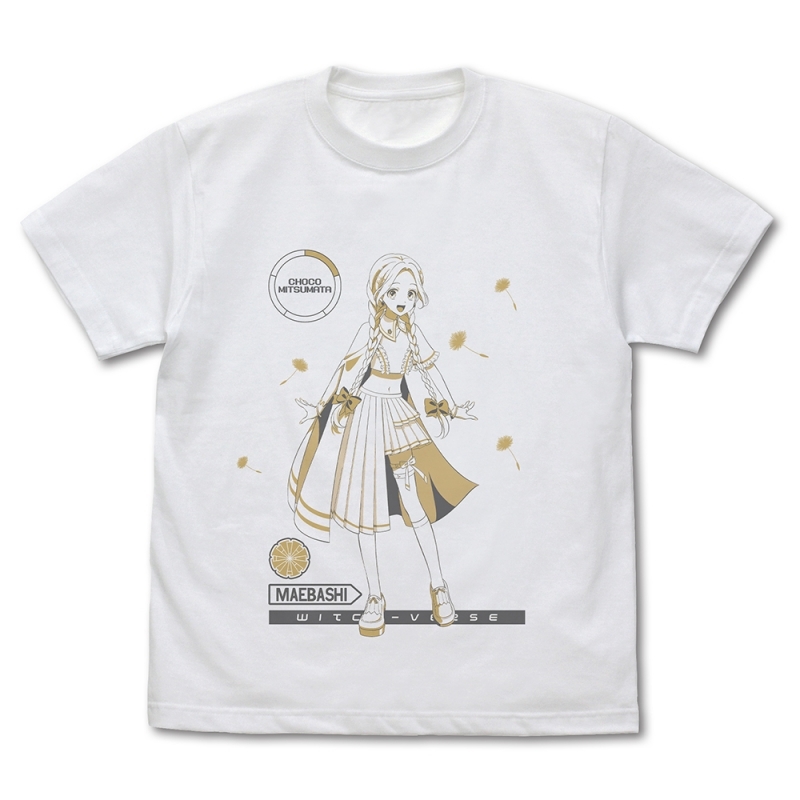 【グッズ-Tシャツ】前橋ウィッチーズ 三俣チョコ Tシャツ/WHITE-M