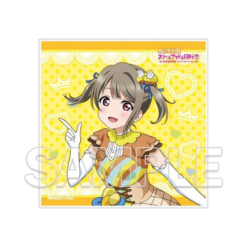 【グッズ-タオル】ラブライブ！虹ヶ咲学園スクールアイドル同好会 マイクロファイバーハンドタオル Ver.Let's にじパフェ！ 中須かすみ